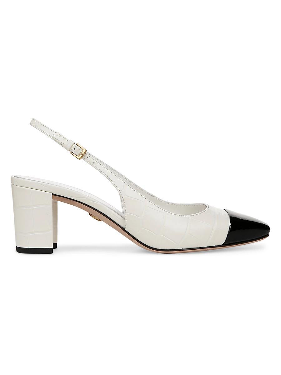 Veronica Beard Womens Cecile Sling Cap Toe Slingback Pumps Product Image