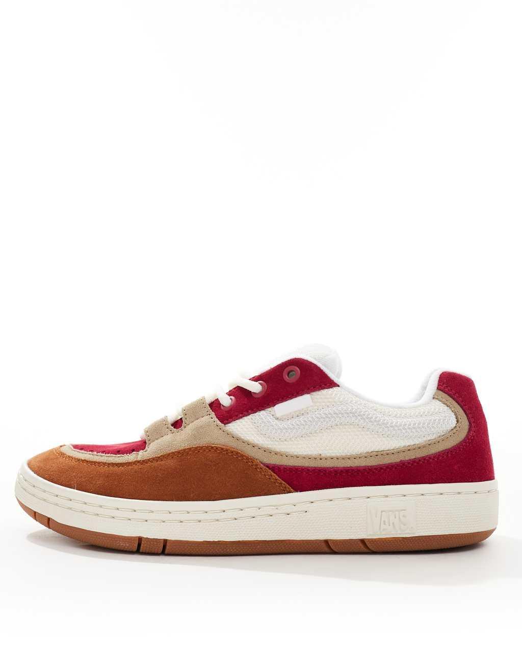 Vans Speed sneakers with pink detail in white Product Image