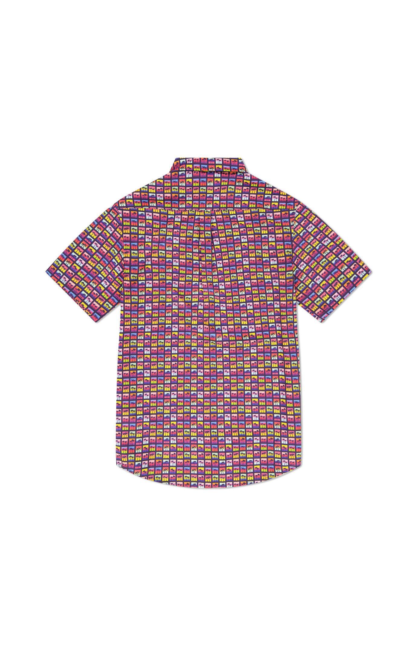 WeSC America Inc Men's Odem Palm Polaroid Camp Shirt - Product Image