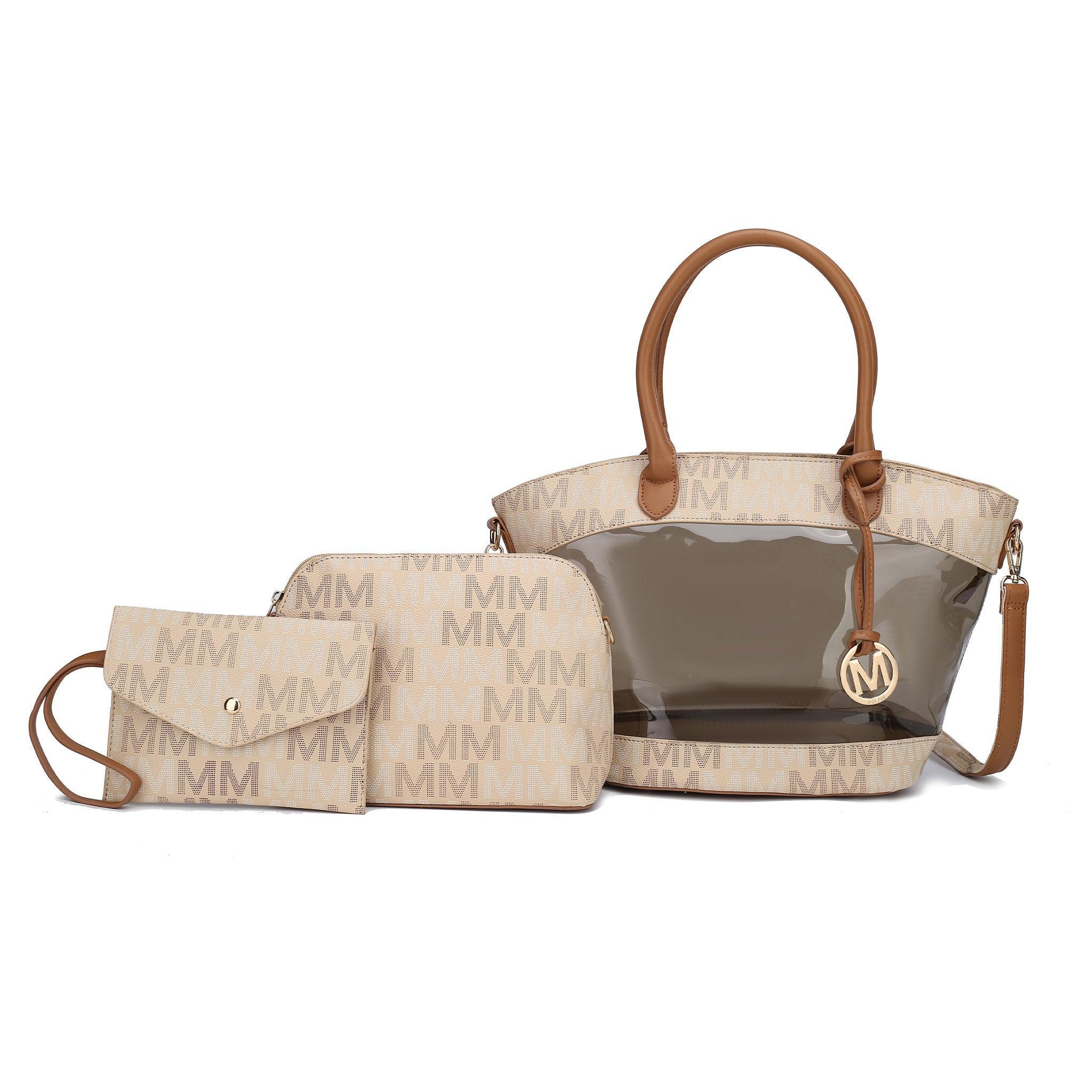 MKF Collection Women's Hattie Signature Tote Bag And Set Female Product Image
