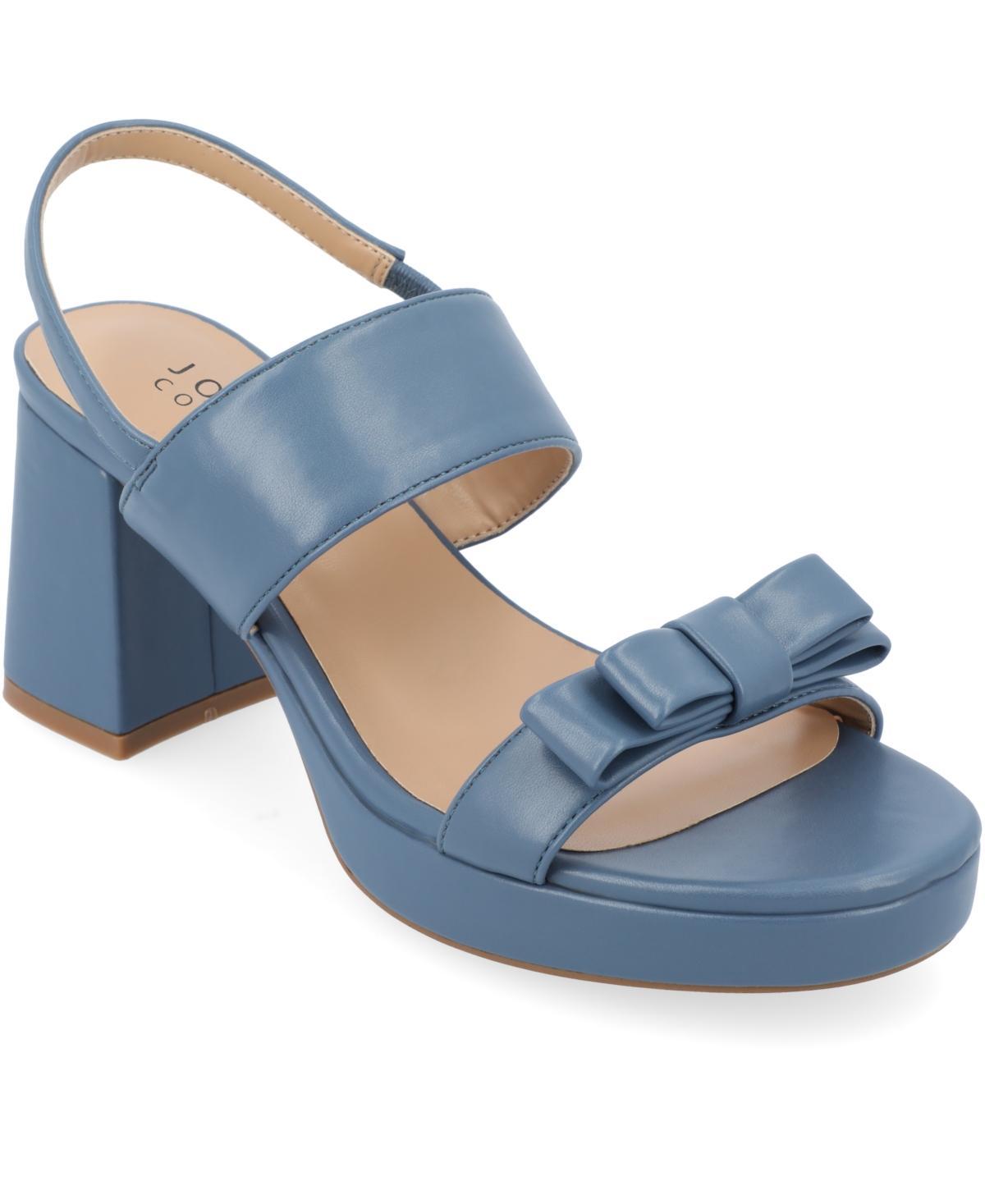 Journee Brookan Women's Block Heel Sandals, Size: 9 Product Image