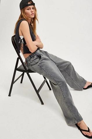 OneTeaspoon Wide-Leg Sweat Pants Product Image