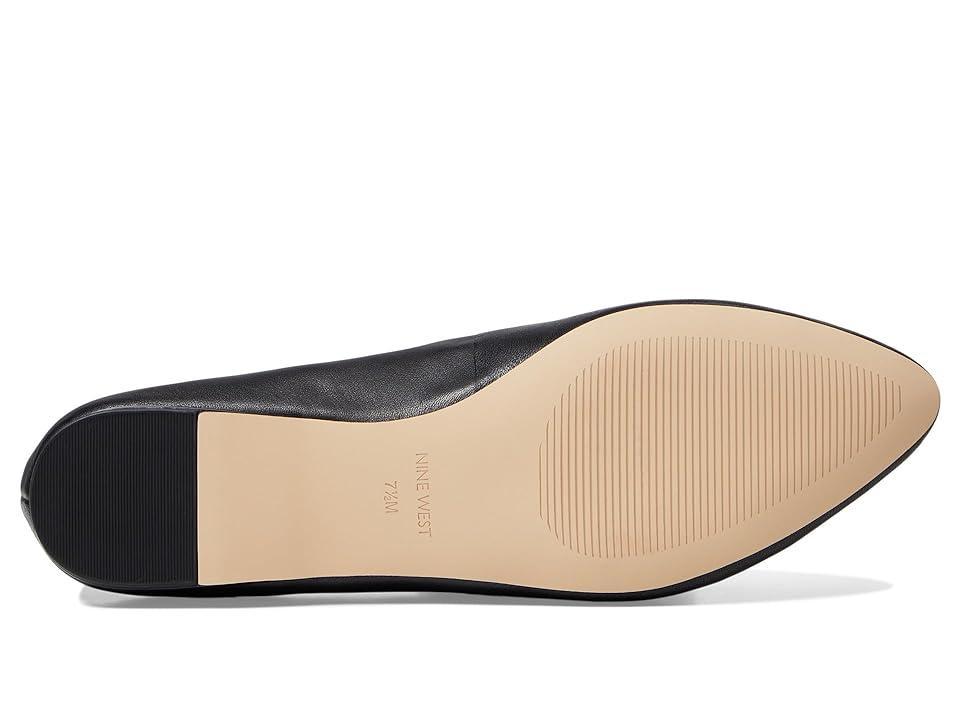 Nine West Speakup Women's Leather Ballet Flats, Size: 7 Wide, Light Natural Product Image
