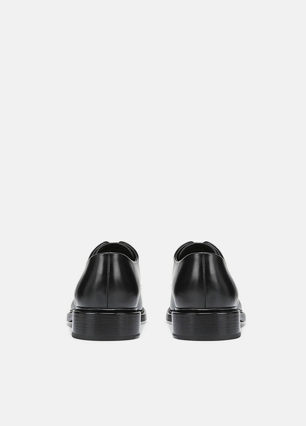 Vince Mens Davies Black Leather Oxford Shoes Product Image