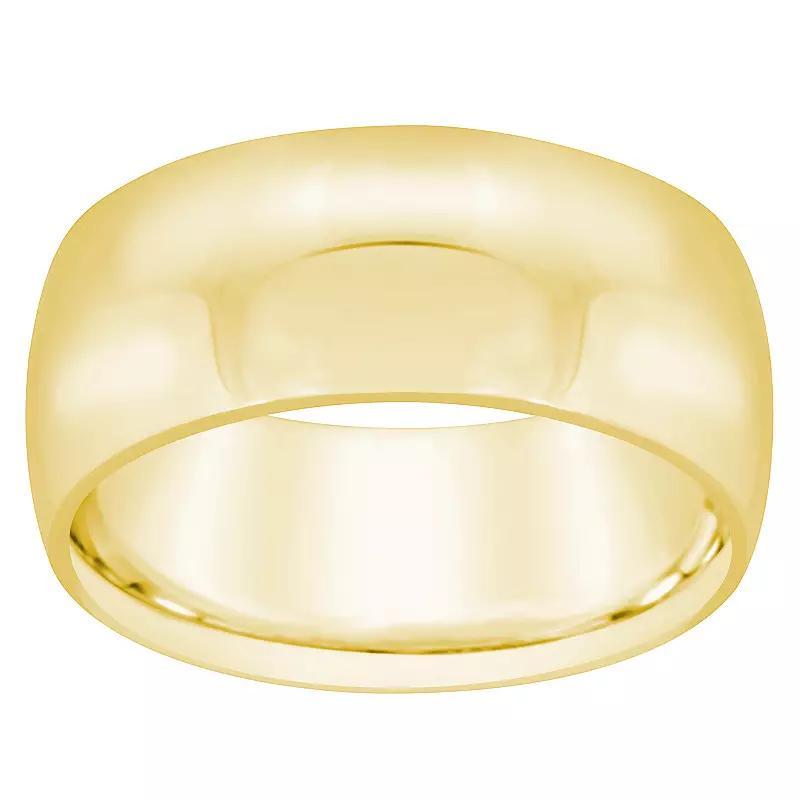 Alyson Layne 8 mm Half Round Comfort Fit Wedding Band, Women's, Size: 6.50, 10k Gold Product Image