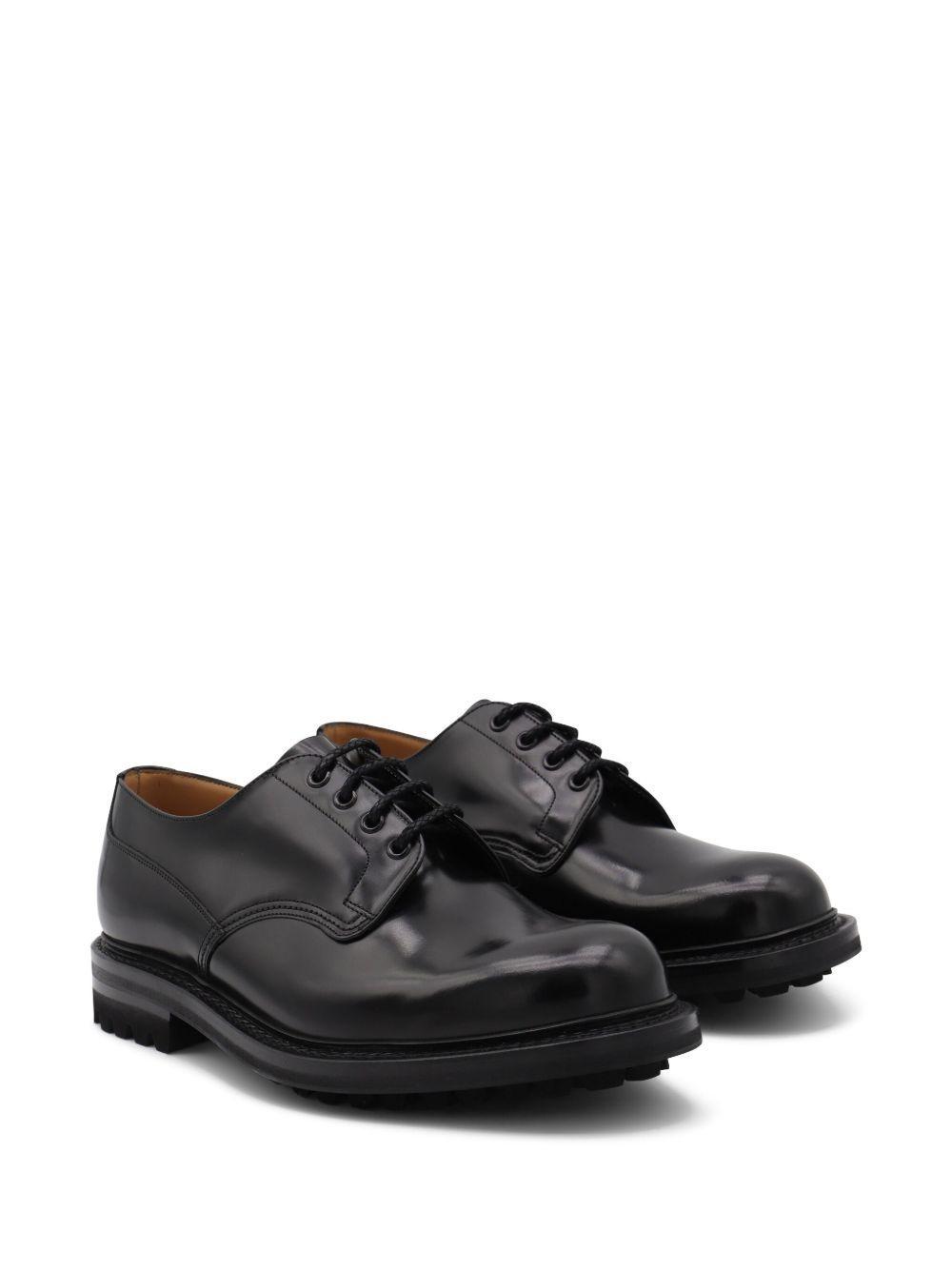 leather lace-up shoes Product Image