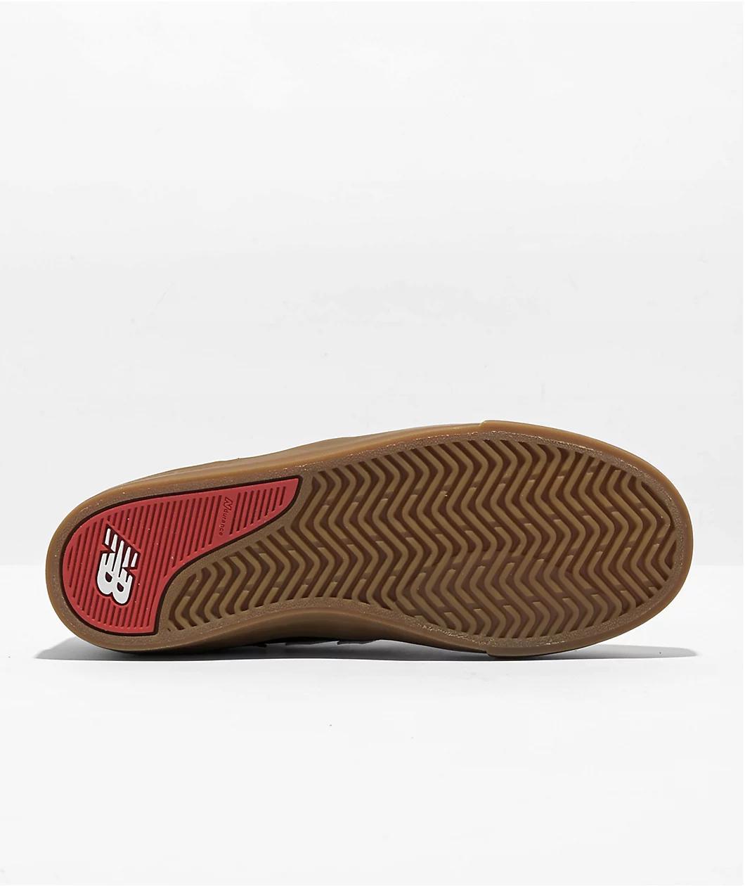 New Balance Numeric 306 Foy Black, White, Red & Gum Skate Shoes Product Image