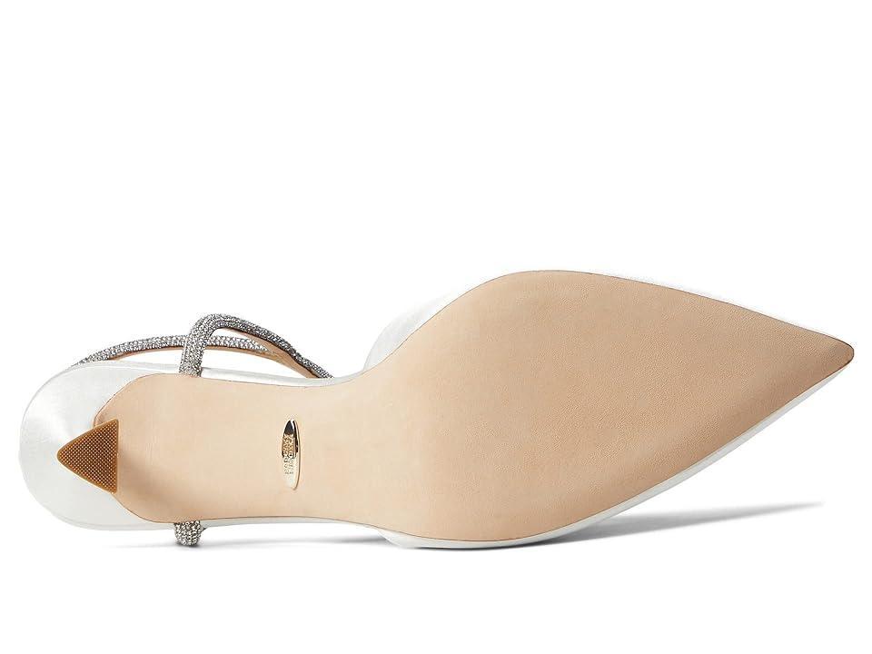 Badgley Mischka Kamilah Pumps Soft White 8 Product Image