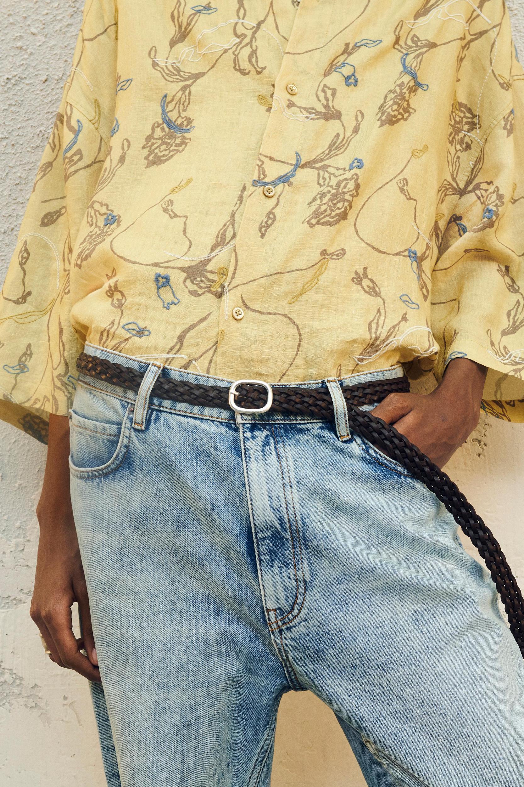 LIMITED EDITION BRAIDED LEATHER BELT Product Image
