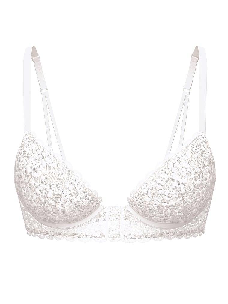 Sexy Tee Lacie Lace-Up Longline Push-Up Bra Product Image