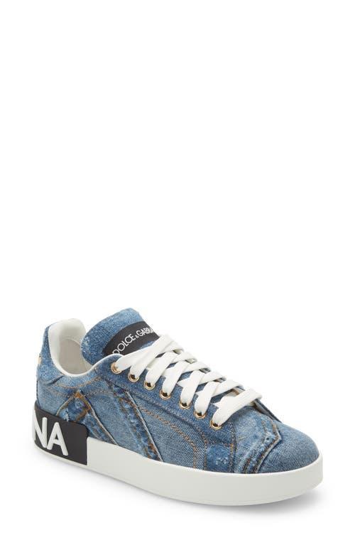 Portofino Denim Patchwork Sneakers Product Image