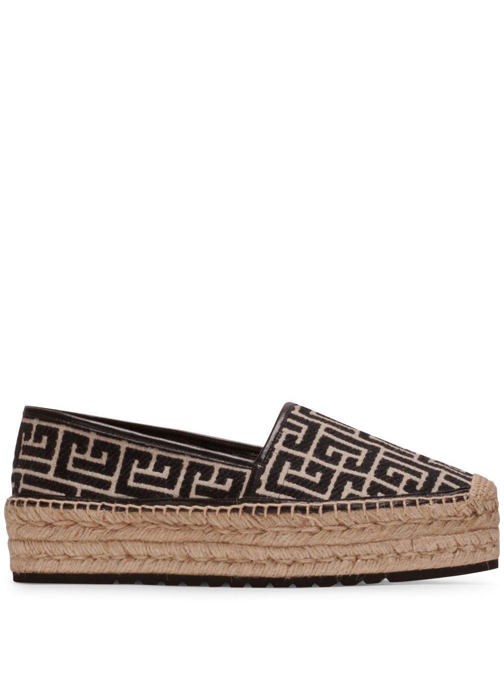 monogram platform espadrilles Product Image