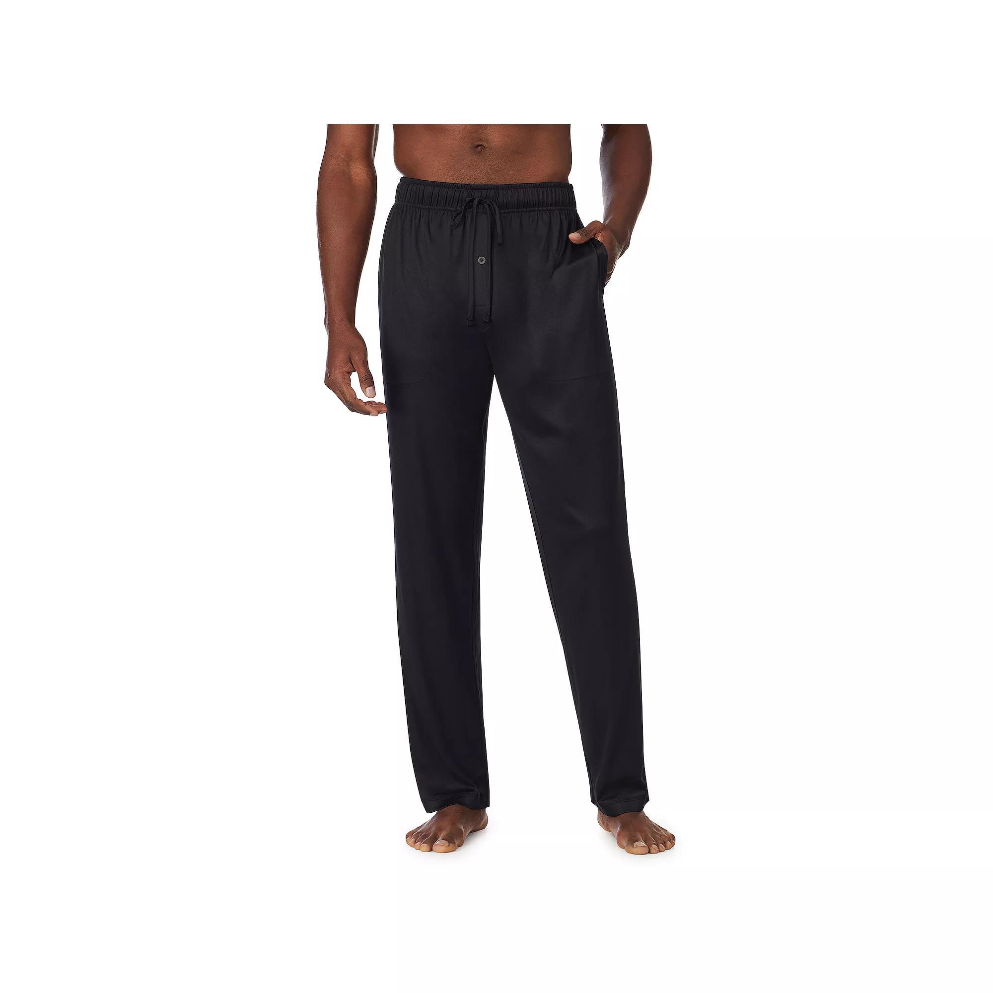 Men's Cuddl Duds® Far-Infrared Enhance Pajama Pants, Size: XXL, Black Product Image