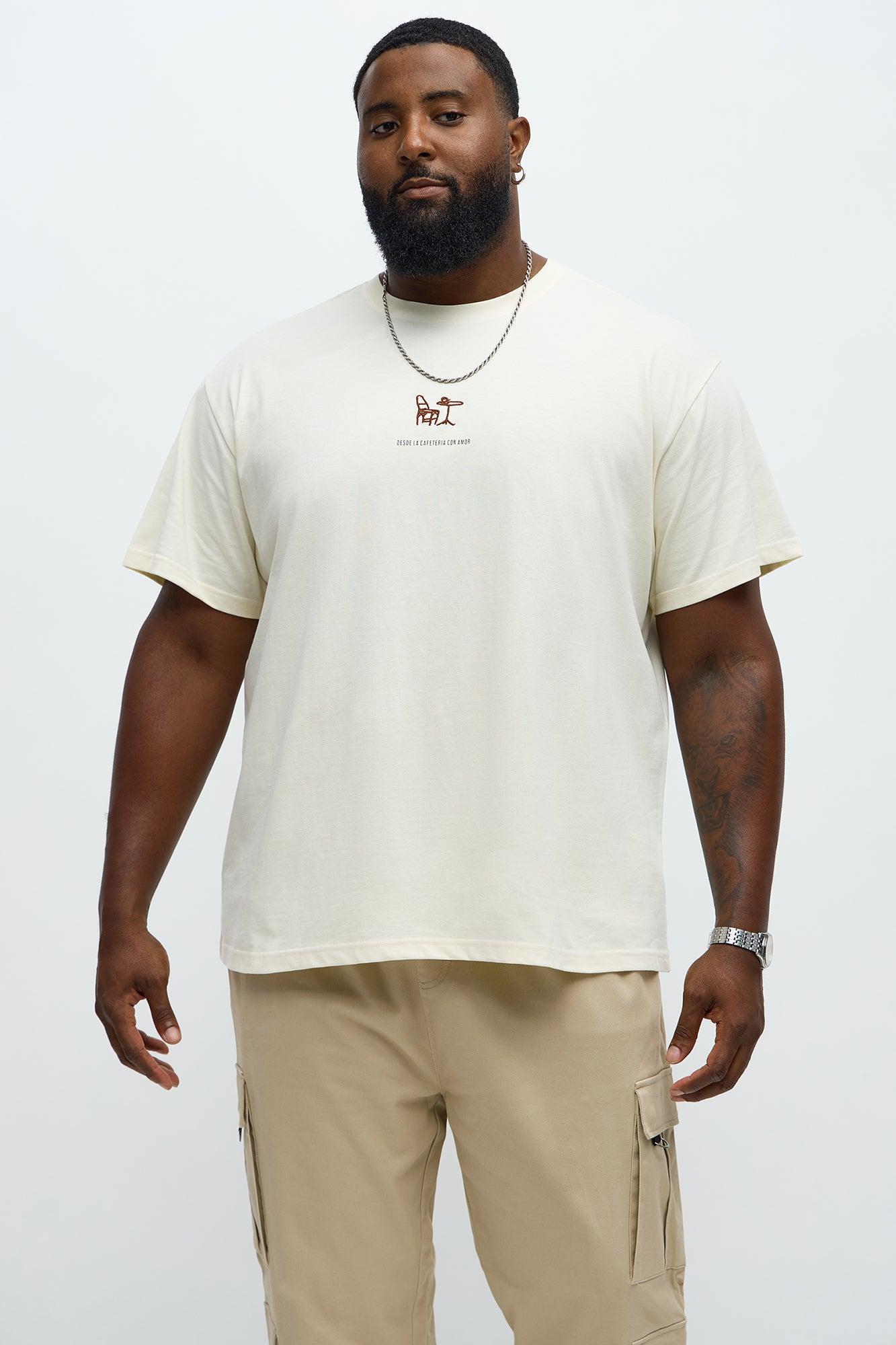 Fresh Coffee Short Sleeve Tee - Cream Product Image