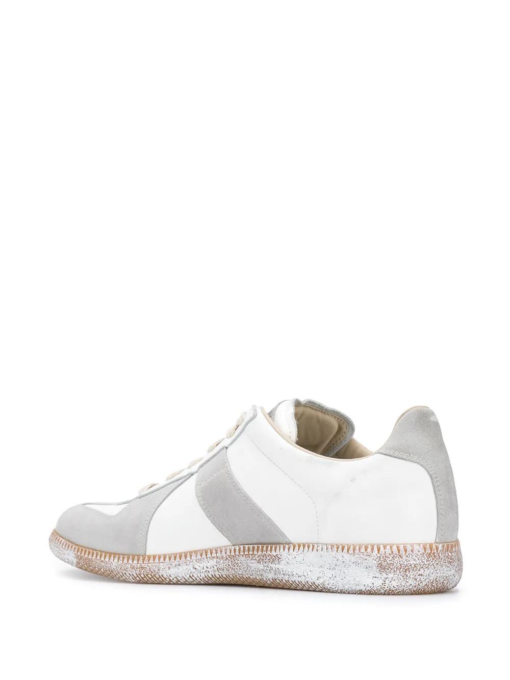 Replica low-top leather sneakers Product Image