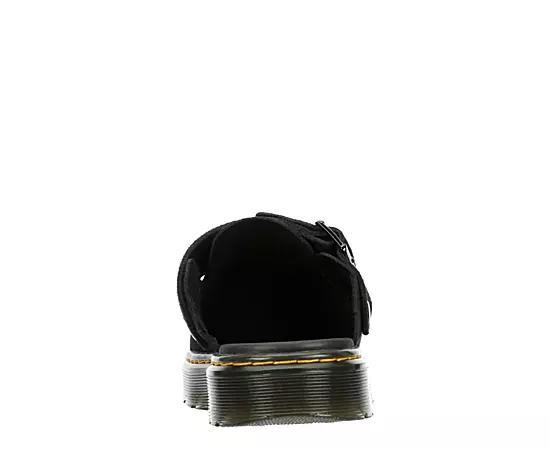 Dr. Martens Womens Carlson Suede Buckle Strap Clogs Product Image