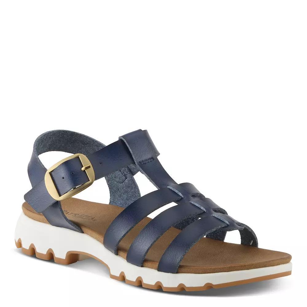 Patrizia Womens Bundina Flat Sandals Blue Product Image