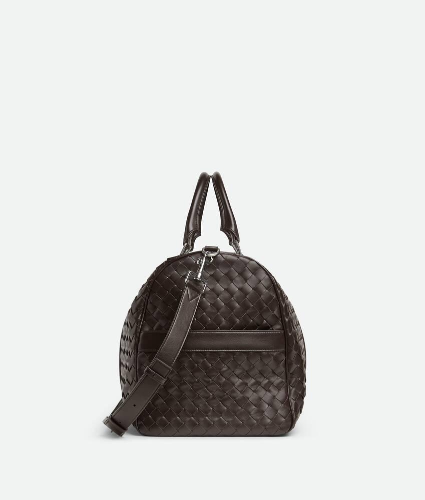 Men's Intrecciato Cabin Duffle in Black Product Image