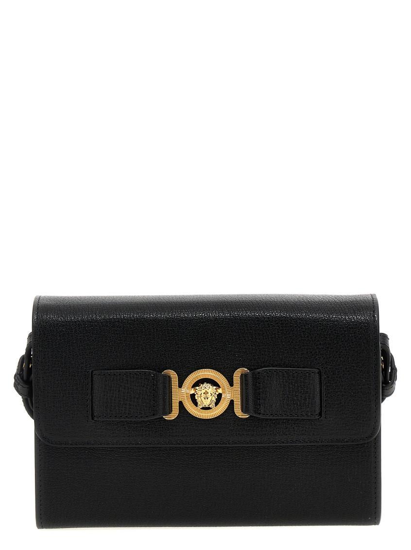 VERSACE Black Medusa Biggie Crossbody Bag Product Image
