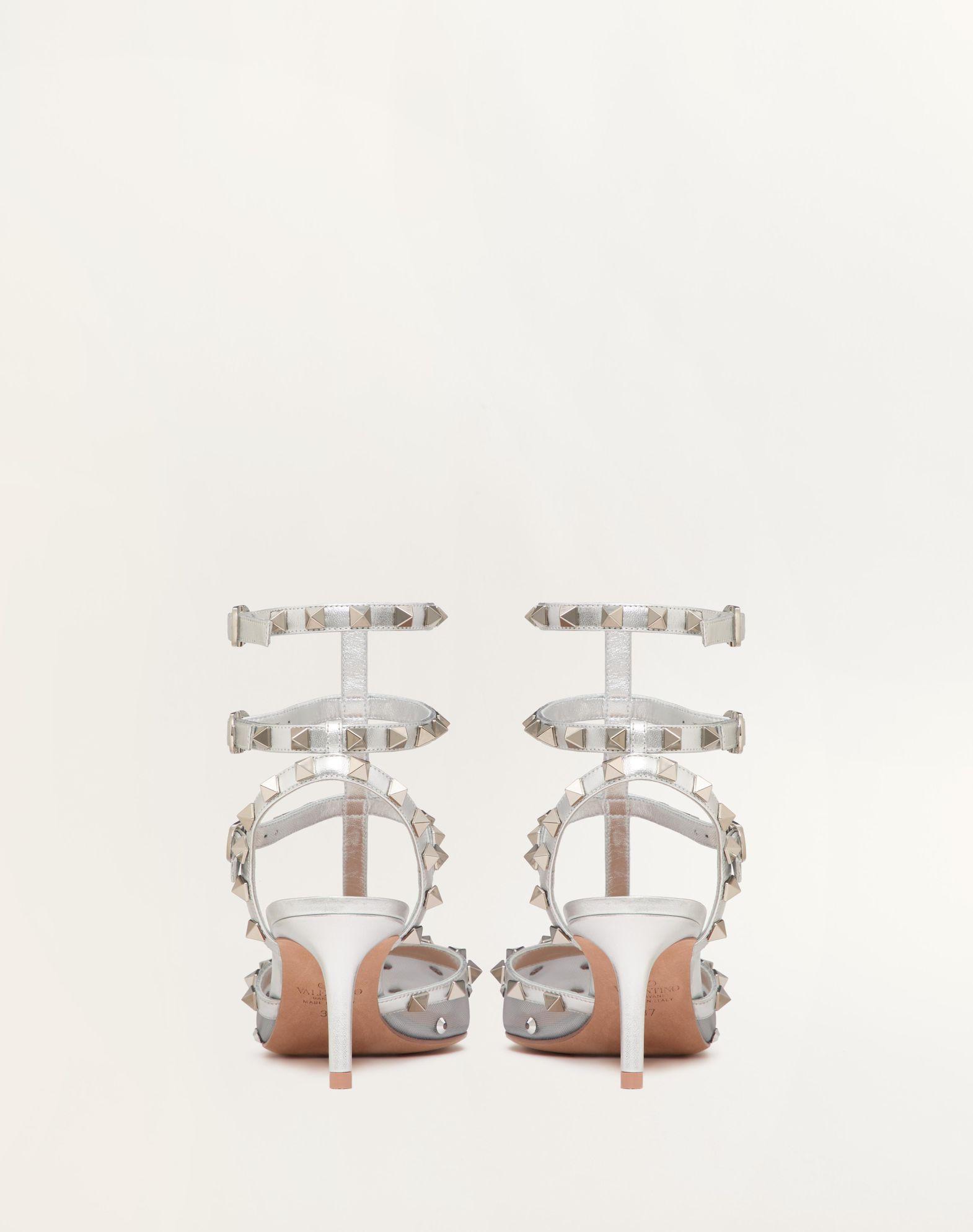 Rockstud Mesh Pump With Crystals And Straps 65Mm Product Image