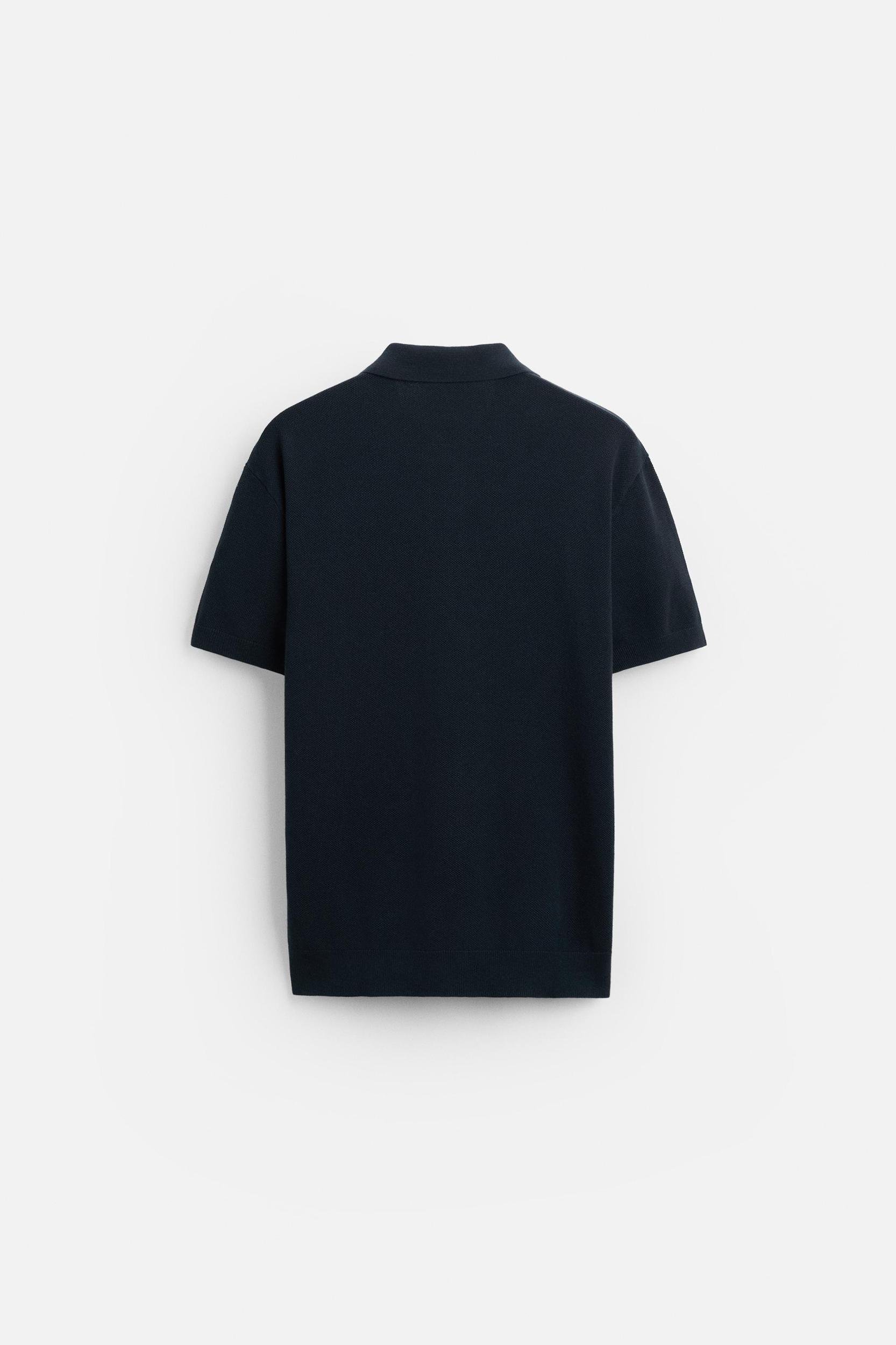TEXTURED KNIT POLO Product Image