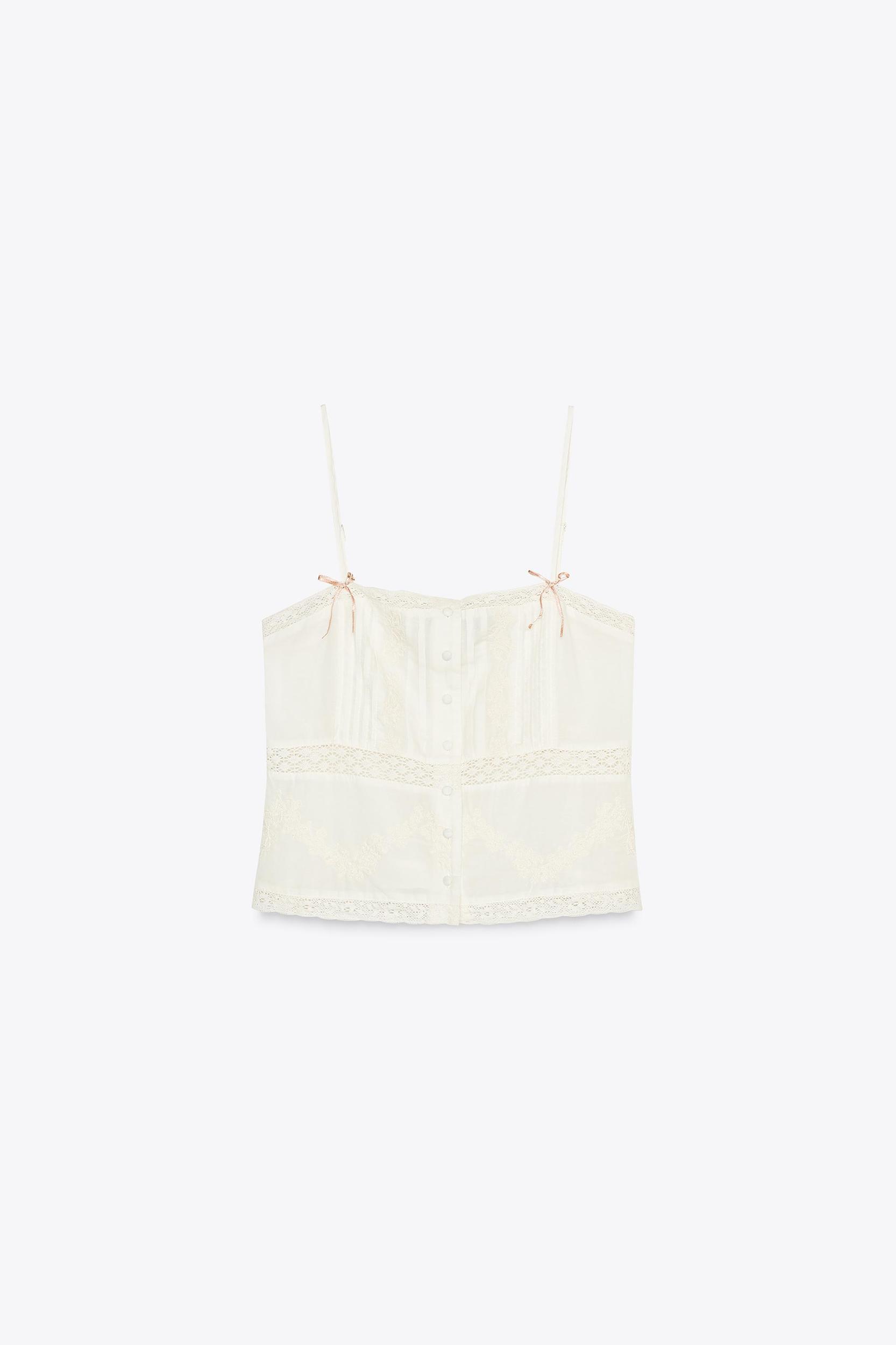 EMBROIDERED BOW TOP Product Image