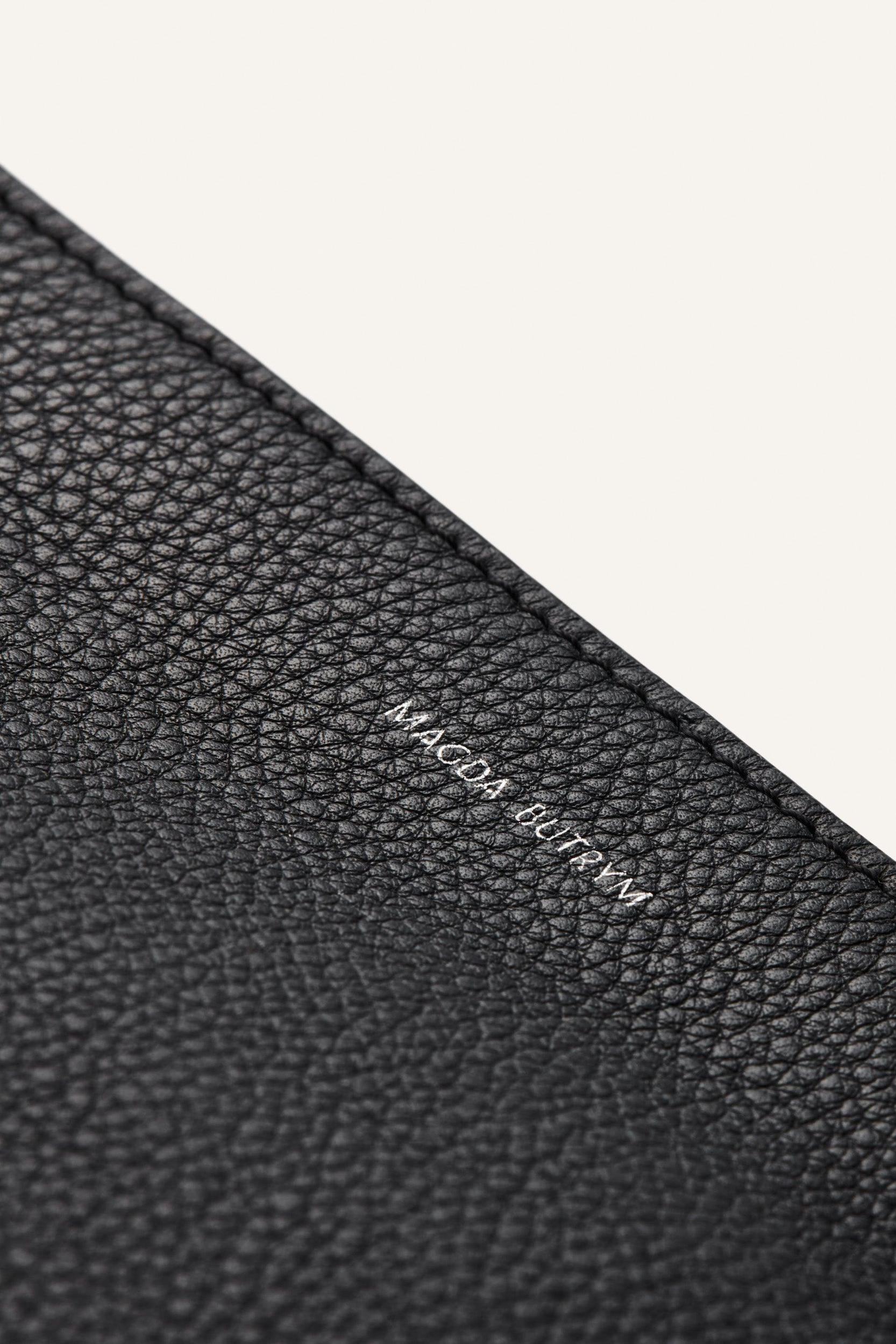 Maya Black Leather Product Image