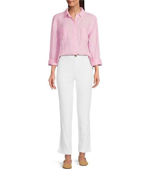 Lilly Pulitzer Sea View Collar Long Sleeve Button Down Shirt Product Image