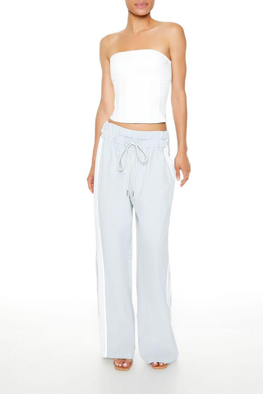 Striped Wide-Leg Pants | Forever 21 Product Image