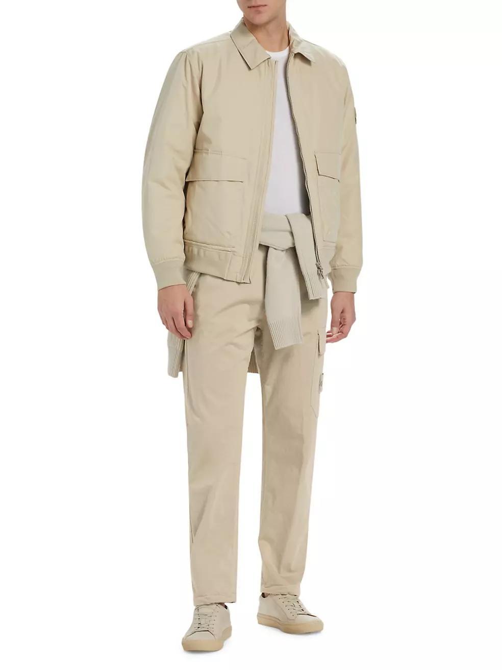 Stretch Cotton-Blend Cargo Pants Product Image