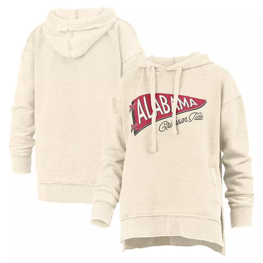 Womens Pressbox Cream Alabama Crimson Tide Marni Pullover Hoodie Product Image