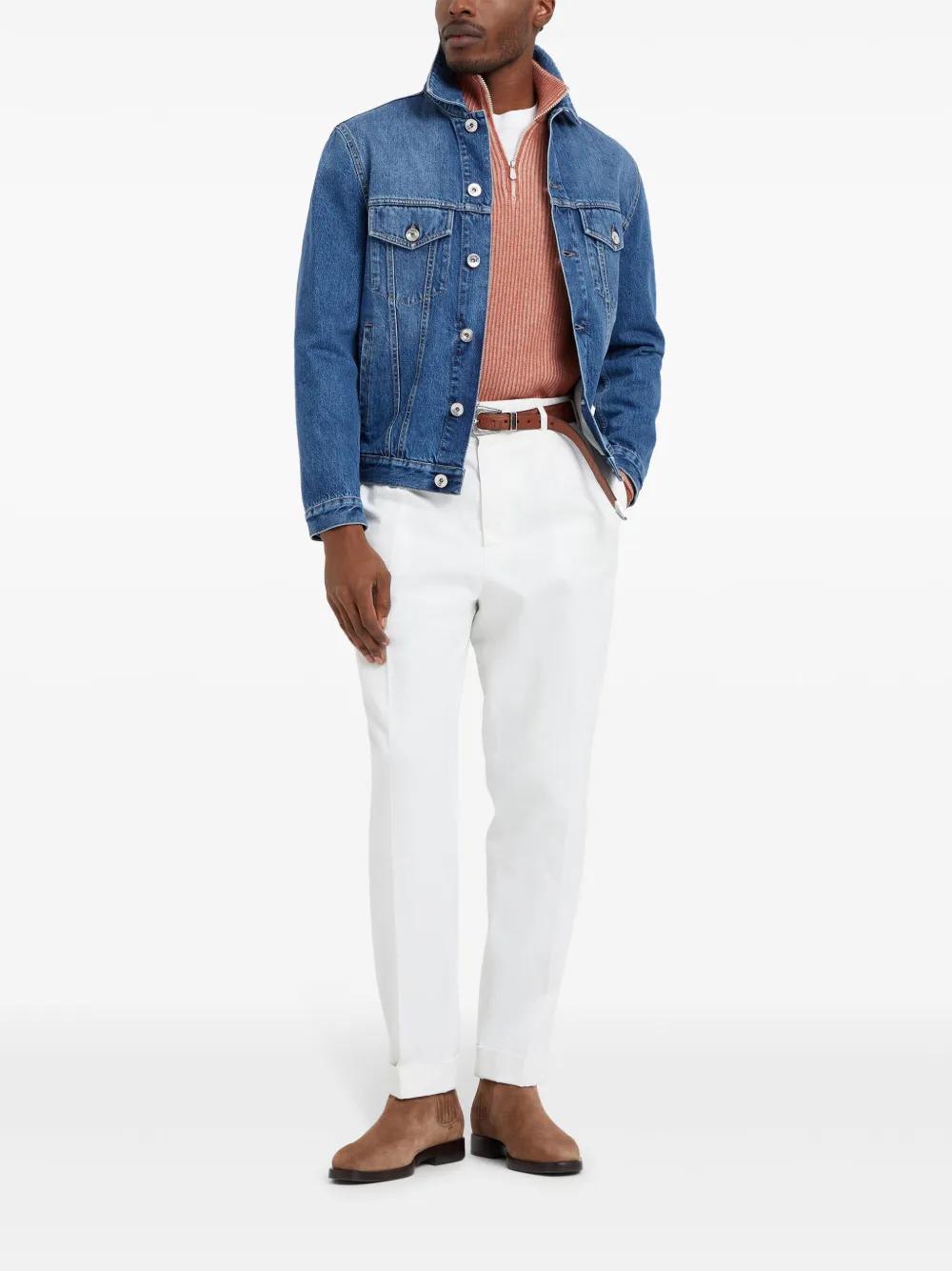 BRUNELLO CUCINELLI Cashmere Turtleneck In Orange Product Image