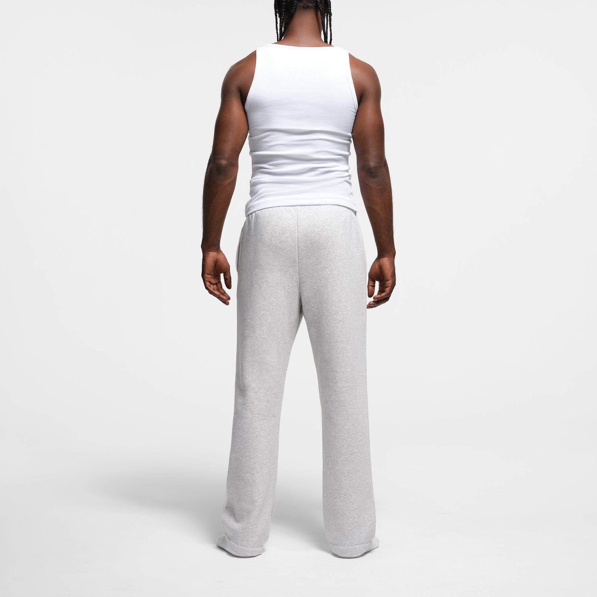 FLEECE LOUNGE MENS CLASSIC STRAIGHT LEG PANT | LIGHT HEATHER GREY Product Image