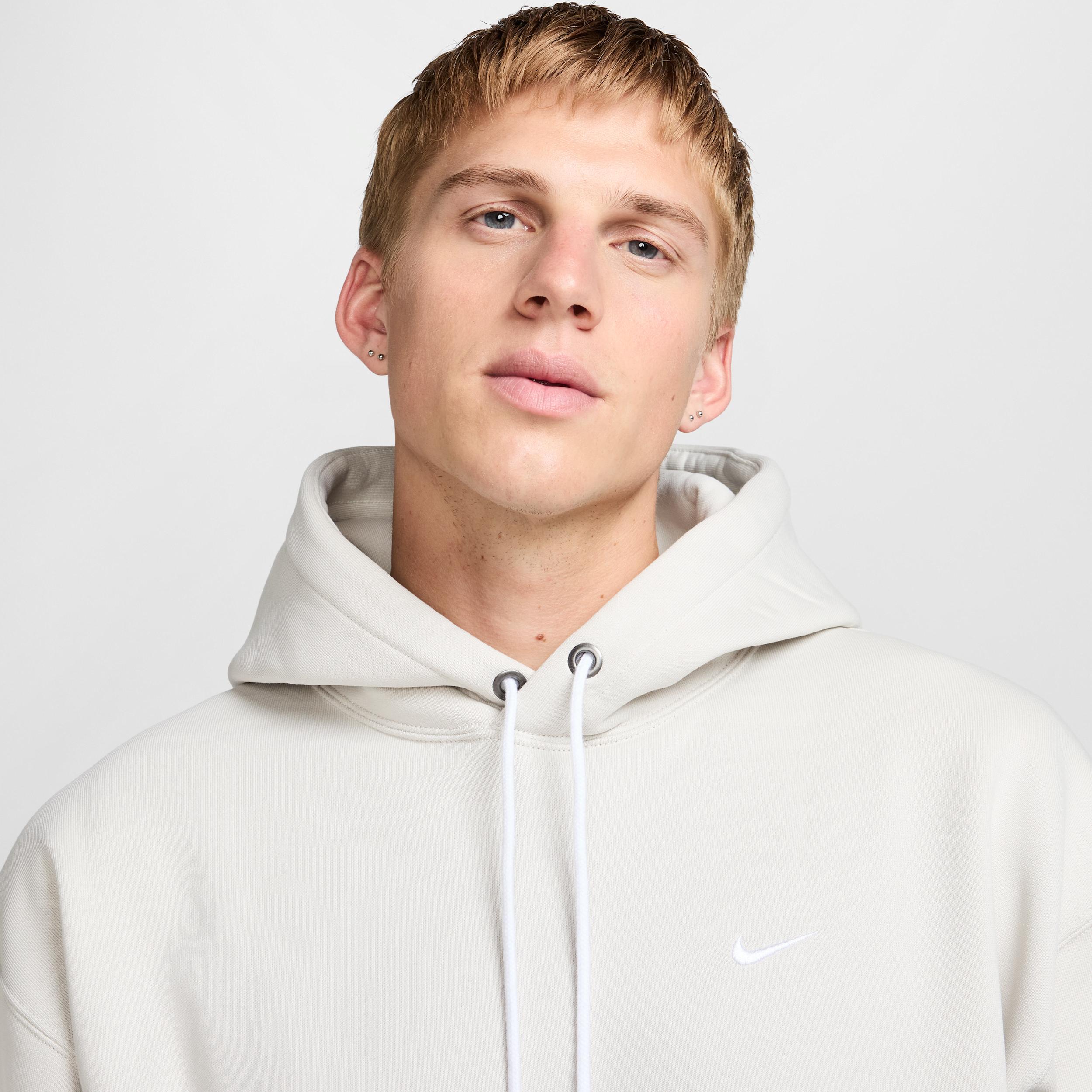 Nike Men's Solo Swoosh Fleece Pullover Hoodie Product Image