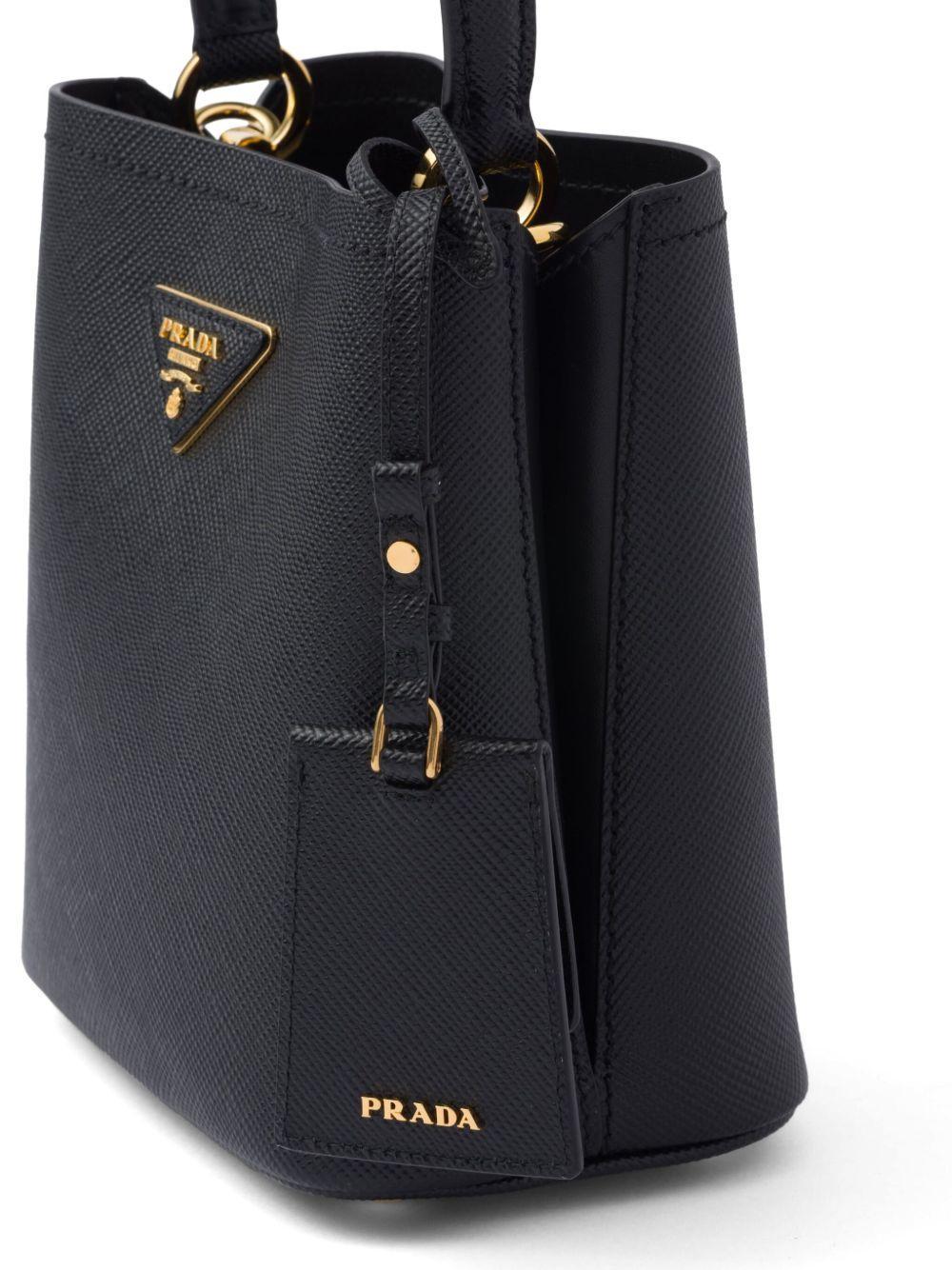 small Panier leather tote bag Product Image