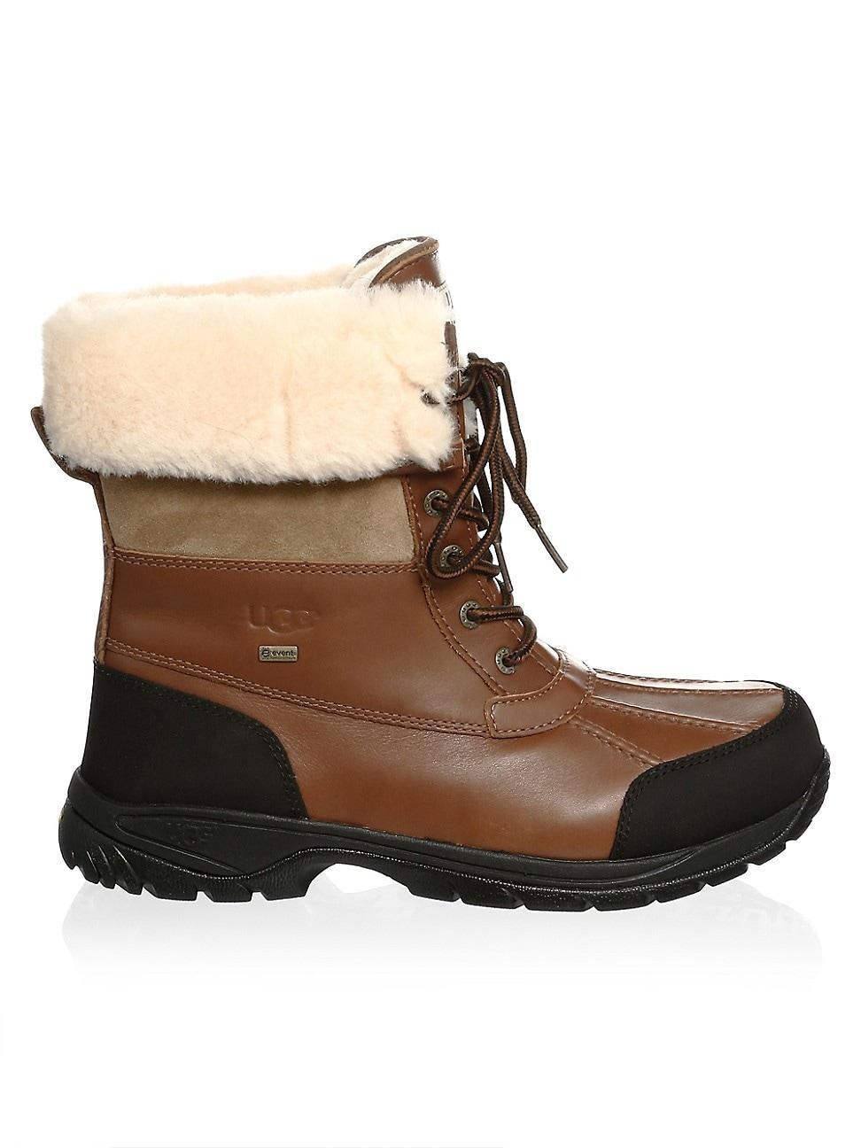 Mens Butte Waterproof Leather Cuffed Boots Product Image