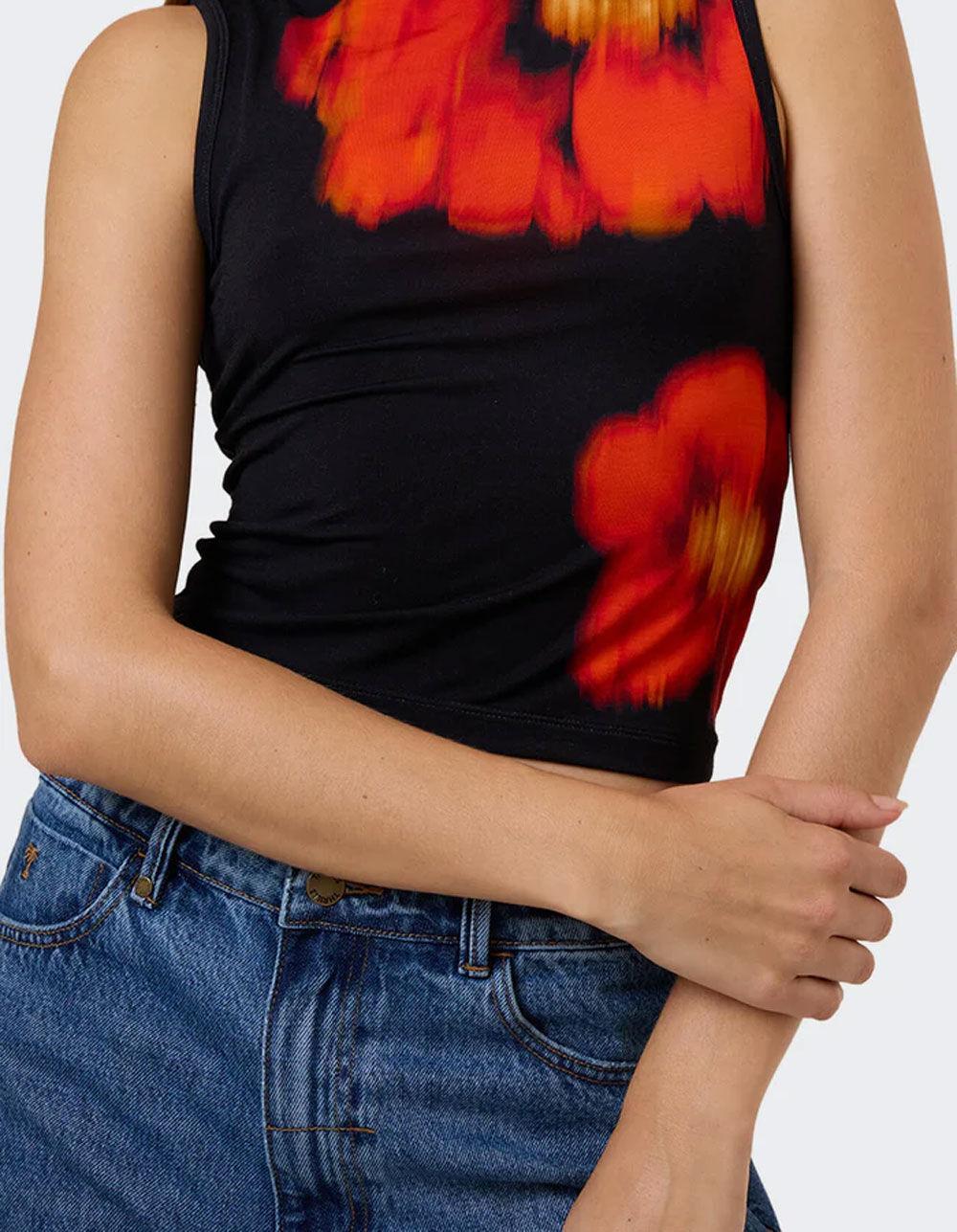 THRILLS Lucky For You Womens Sleeveless Top - BLACK COMBO Product Image