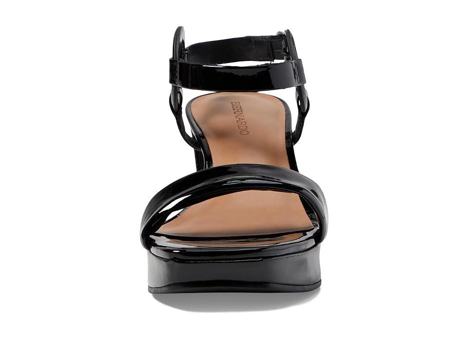 Patent Calfskin Slingback Platform Sandals Product Image