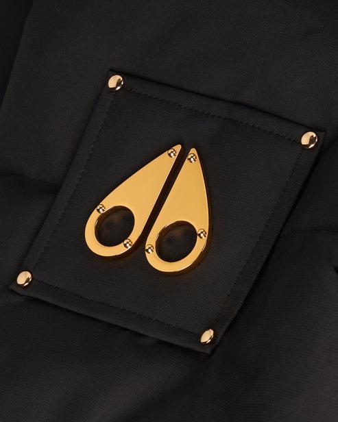 Moose Knuckles Cloud Bomber Gold Series Black with Black Shearling Product Image
