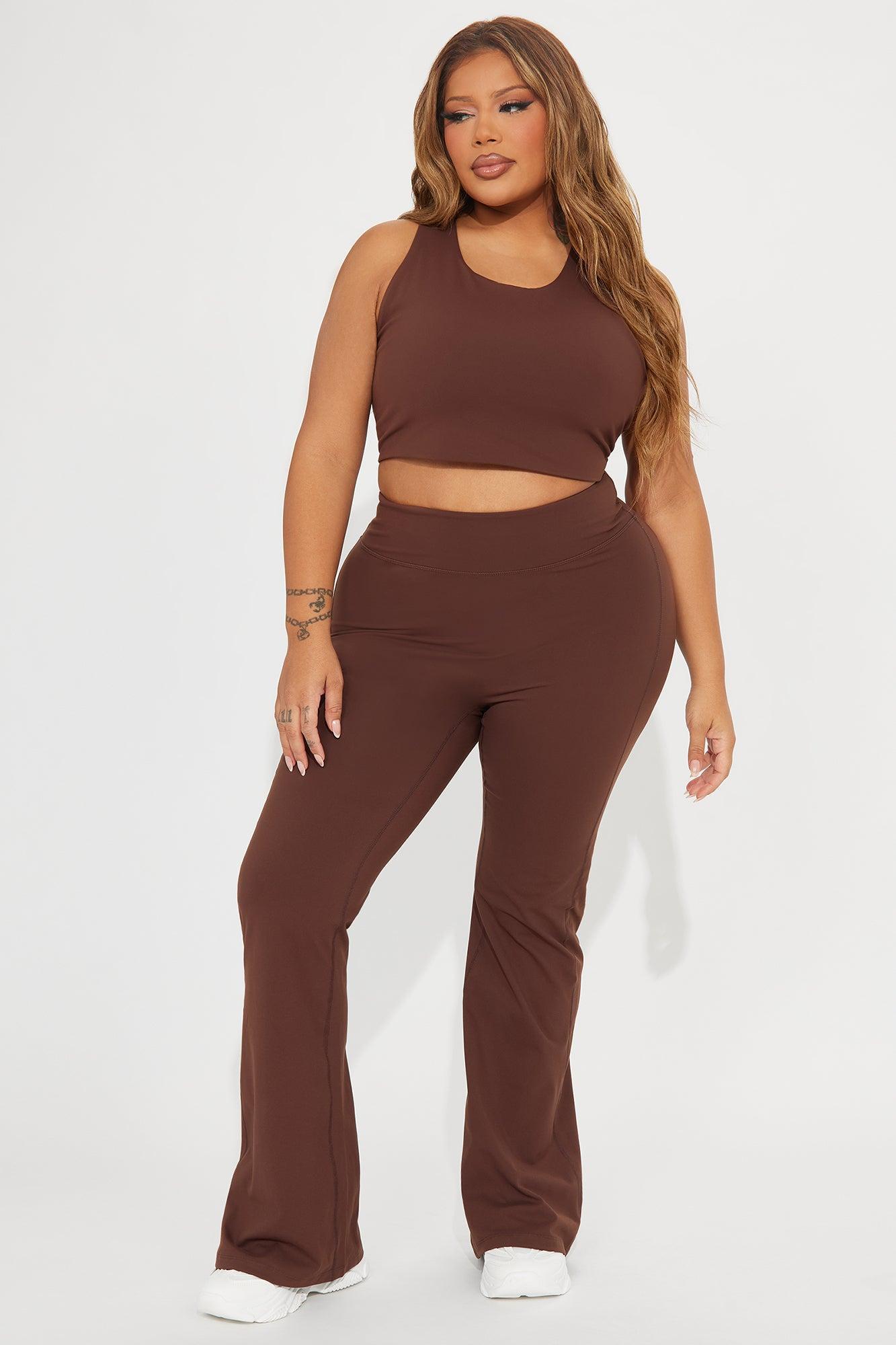 Claudia Super Soft Active Yoga Pant - Chocolate Product Image