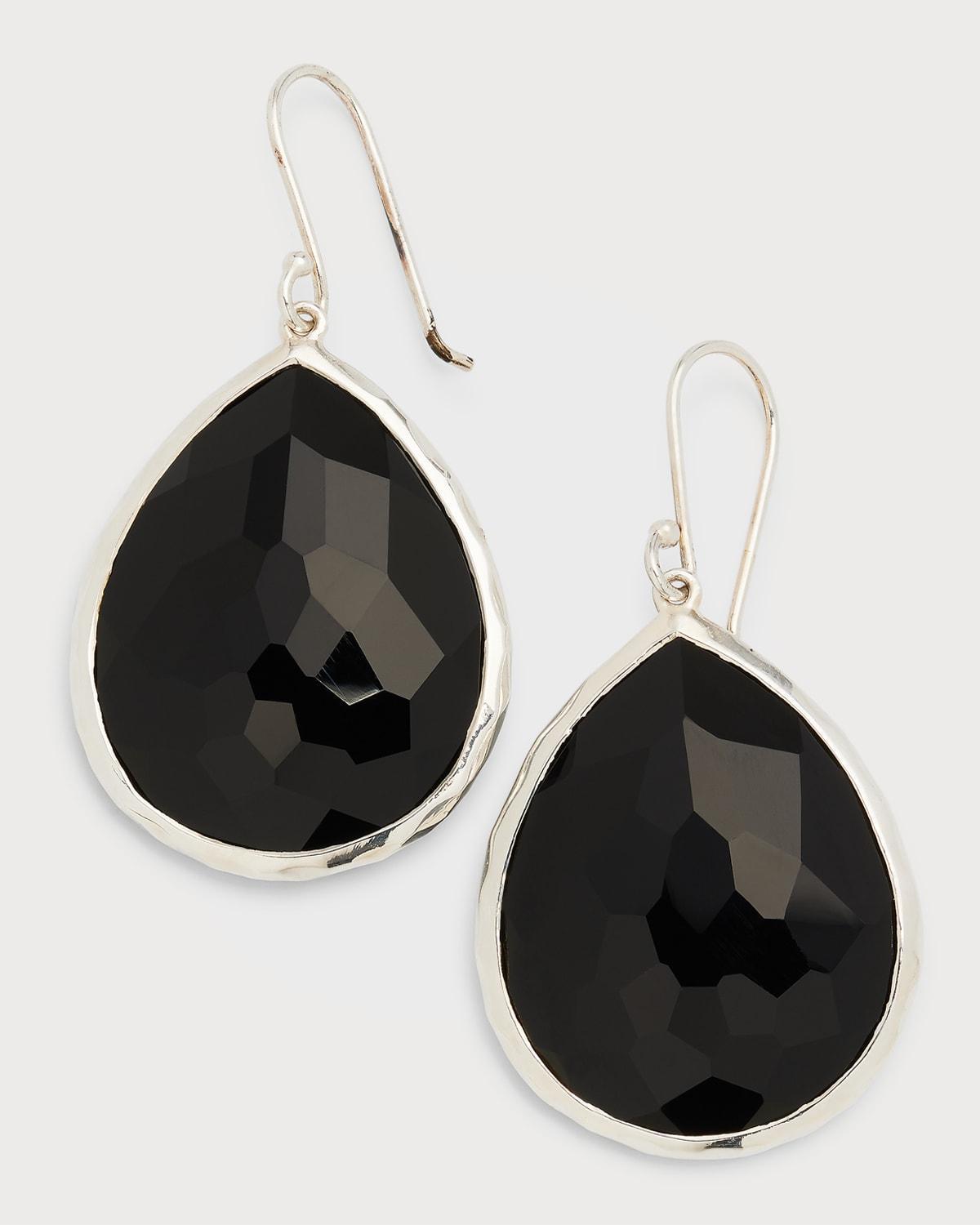 Ippolita Sterling Silver Rock Candy Large Teardrop Earrings in Clear Quartz Product Image
