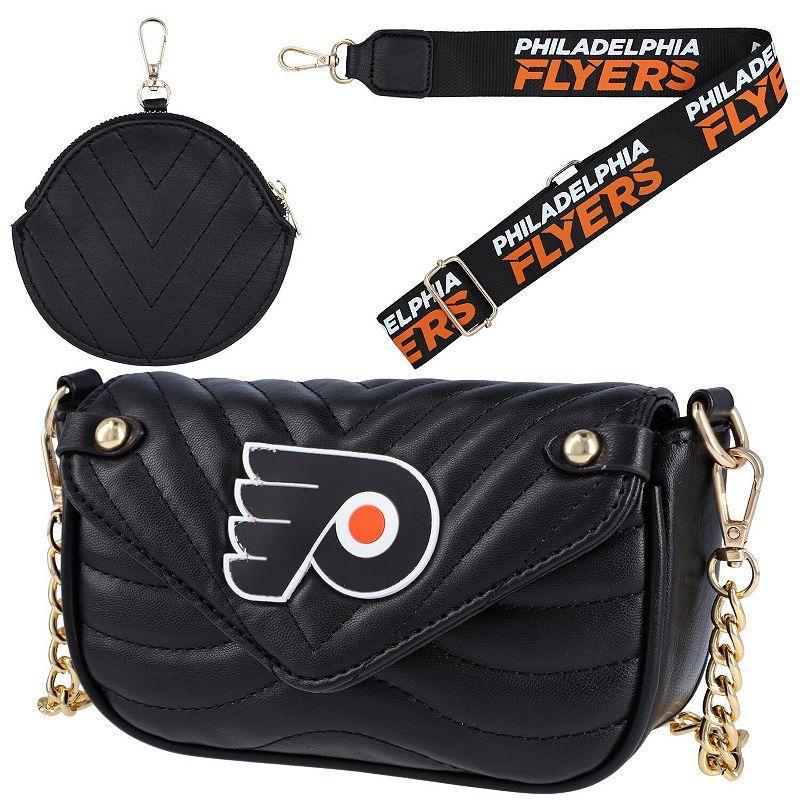 Womens Cuce Philadelphia Flyers Vegan Leather Strap Bag Product Image