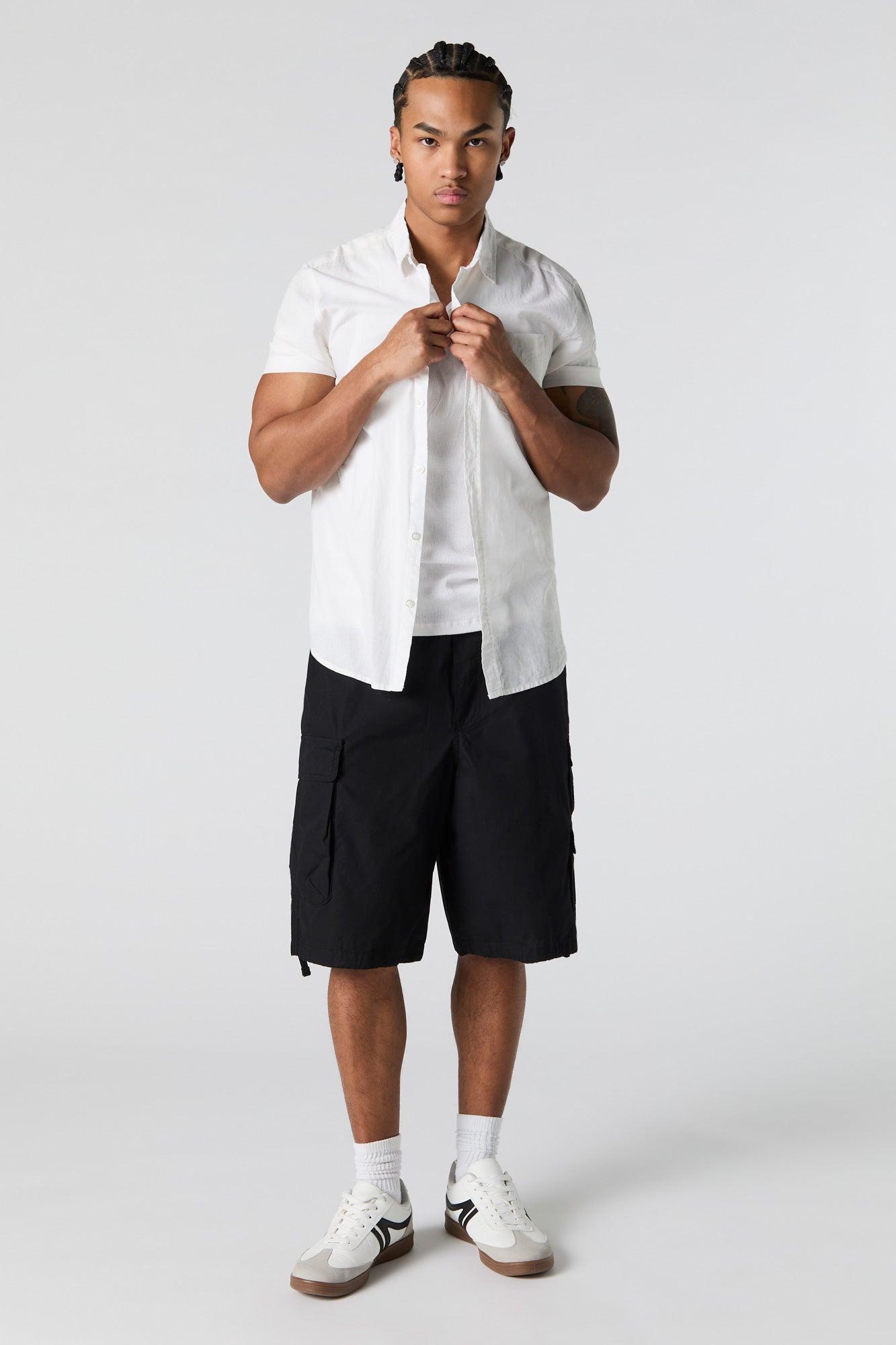 Poplin Longline Cargo Short Male Product Image