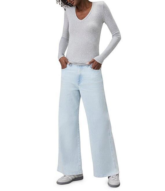 Splendid Valley Ribbed V-Neck Tee Product Image
