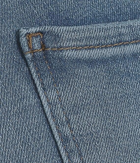 KUT from the Kloth Petite Size Kelsey High Rise Flare-Inset Leg Fab Ab Technology Stretch Denim Jeans Product Image