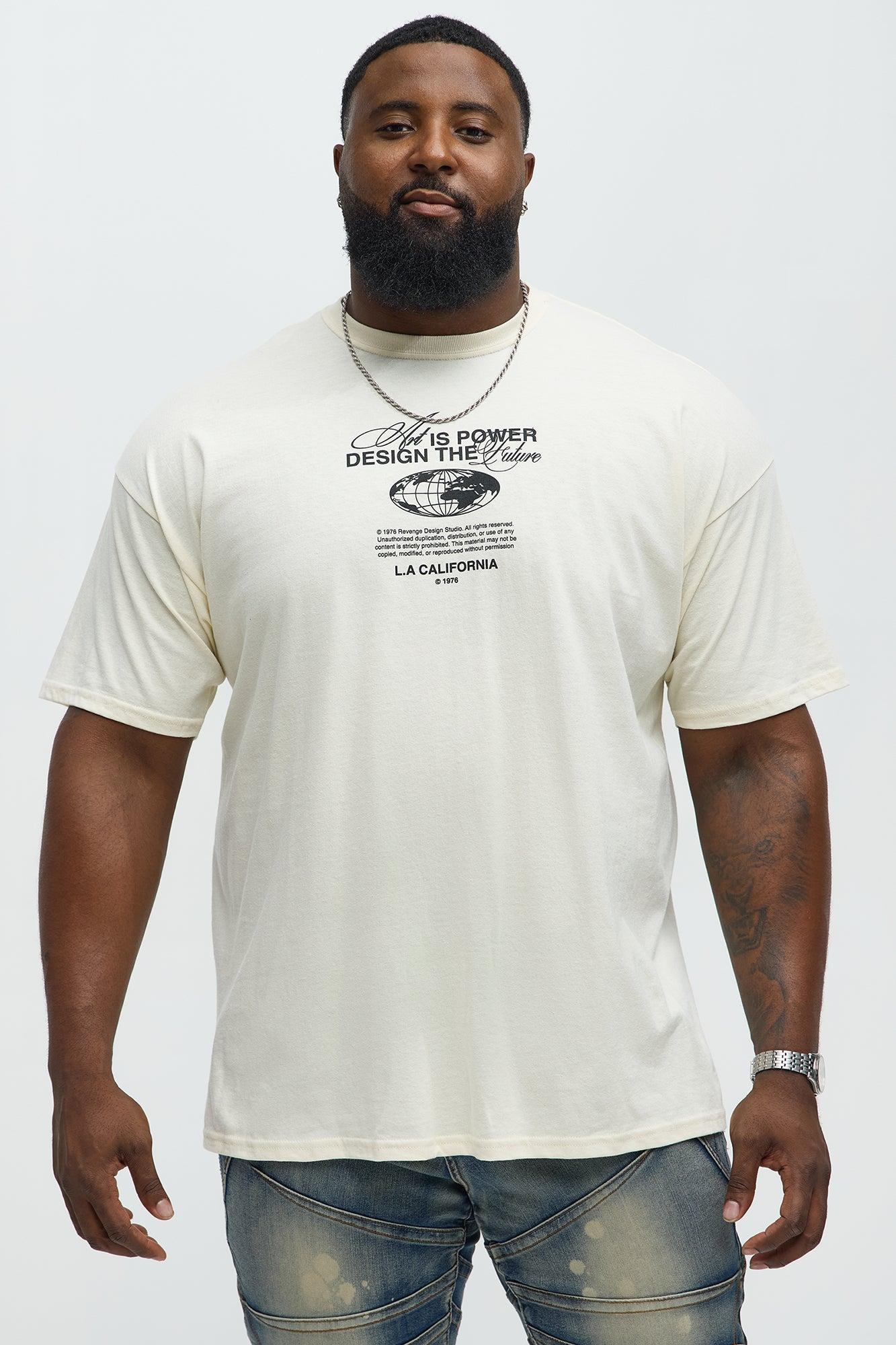Art Is Powerful Short Sleeve Tee - Natural Product Image