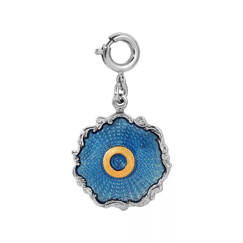 1928 Blue Enamel Initial Charm, Women's, Blue O Product Image