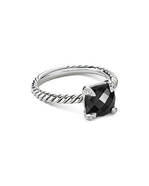 David Yurman Chatelaine Ring with Amethyst and Diamonds Product Image