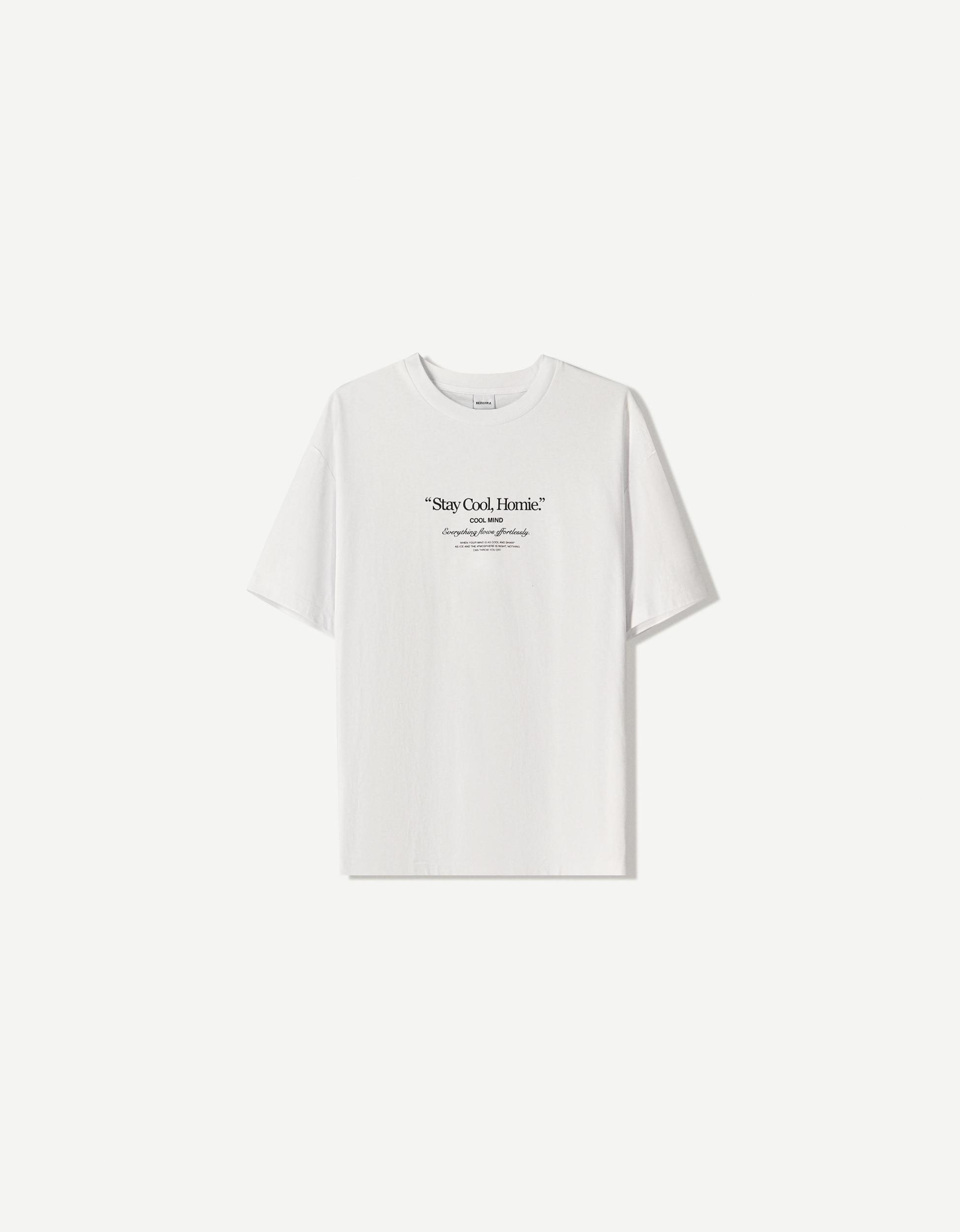 Printed short sleeve oversize T-shirt Product Image