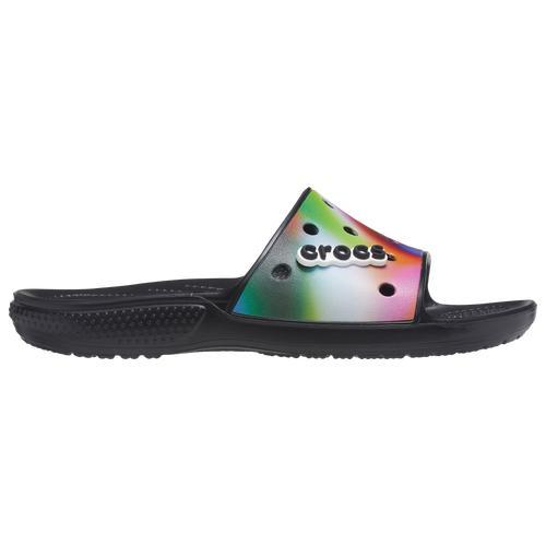 Crocs Mens Classic Slides - Shoes Multi/Black Product Image
